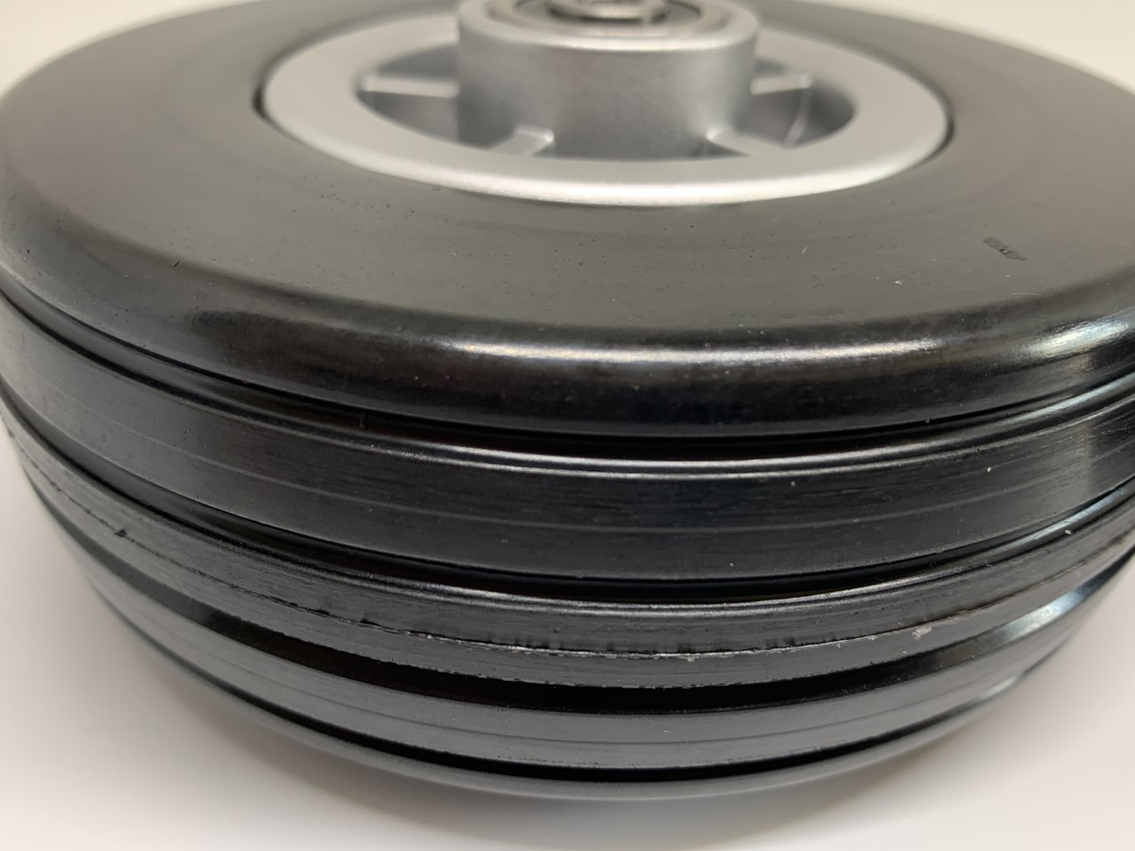 6"x2" Front Rear Caster Wheels Black Tire for Jazzy 600 Wheelchairs WHLASMB2131