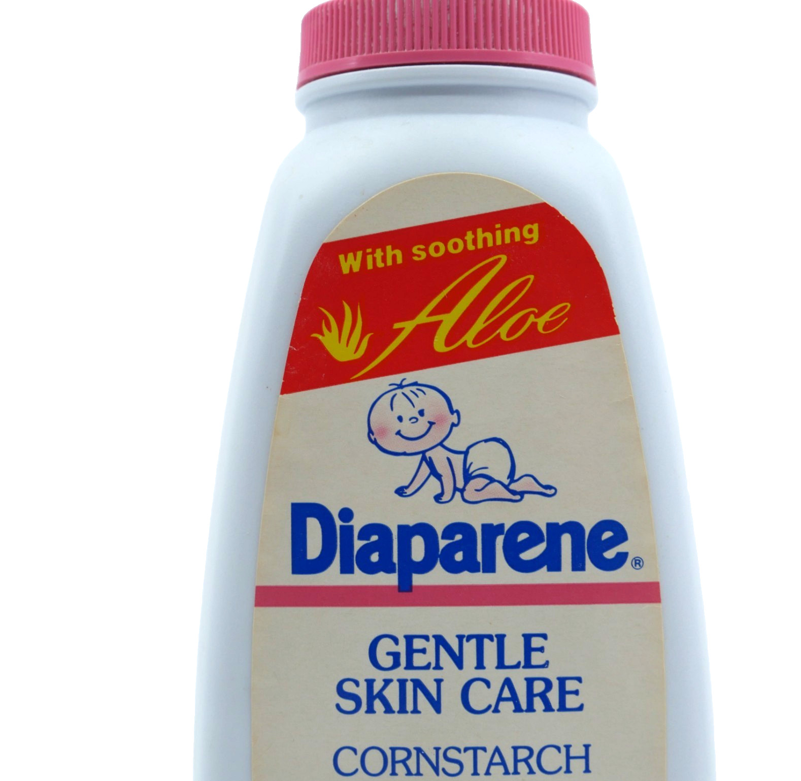 Vintage Diaparene Corn Starch Baby Powder bathroom prop 80s Chamomile Aloe