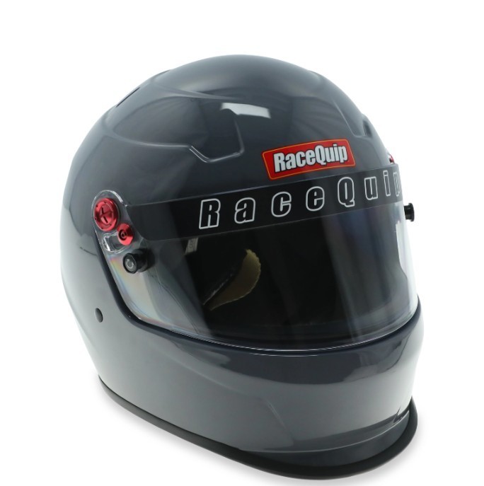 RaceQuip Pro 2025 Helmet Steel - Medium - Full Face