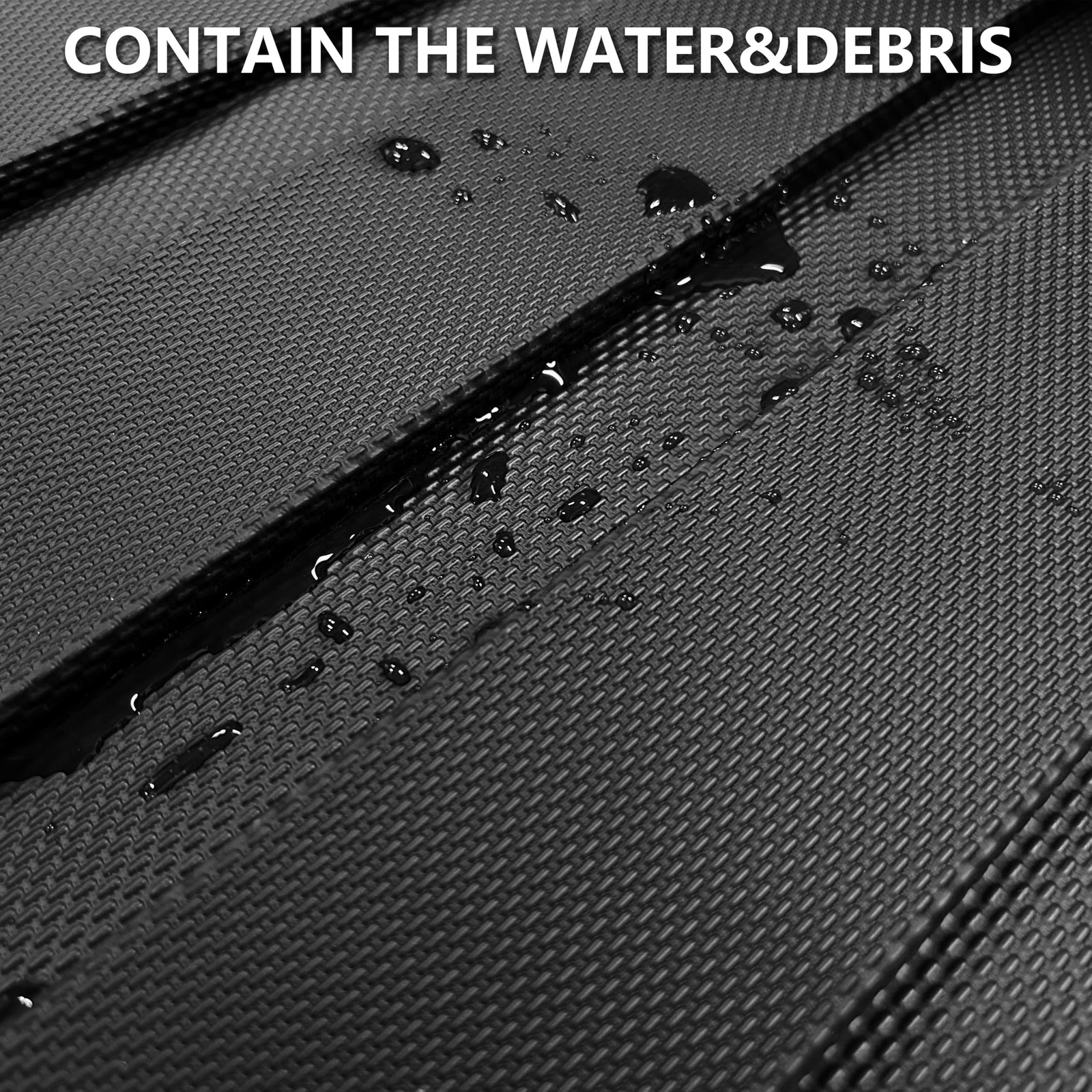 All Weather TPE Truck Bed Mat for F250 F350 F450 6.75FT Bed