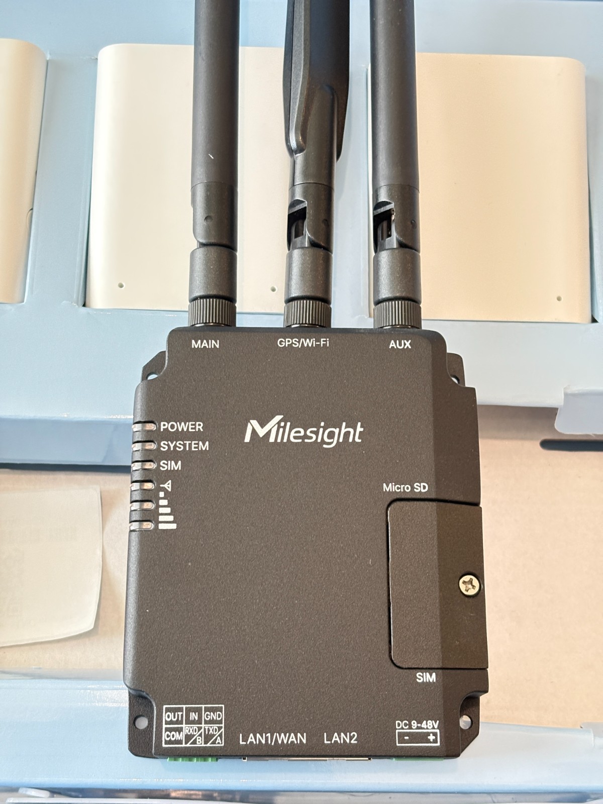 Milesight UR32 Industrial Cellular Router FE DI/DO Wi-Fi 802.11b/g/n 4G LTE DLMS