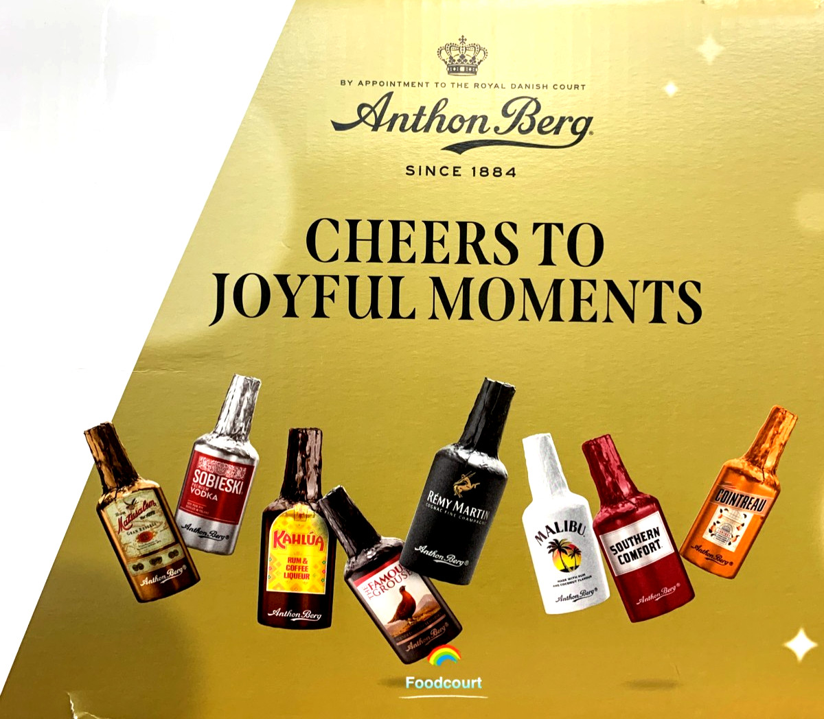 Anthon Berg Dark Chocolate Liqueur Liquor 2.2 Lbs 64 Bottles New Sealed 2025