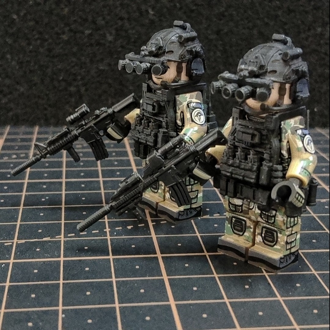 Covert Navy SEALs Operations Team Modern Brick Battle Set for Army
