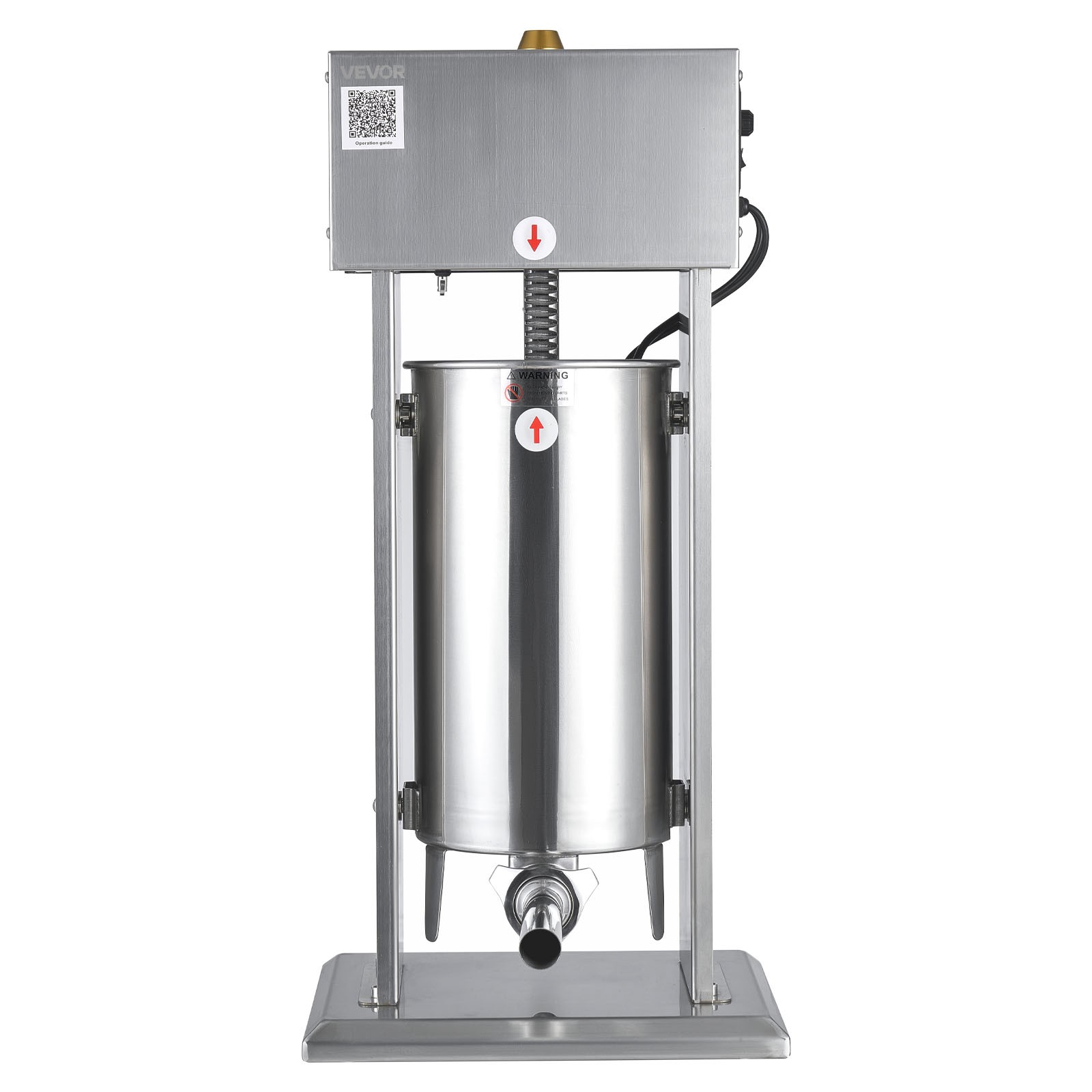 VEVOR Electric Sausage Stuffer 33 LBS / 15 L with 4 Tubes for Commercial & Home
