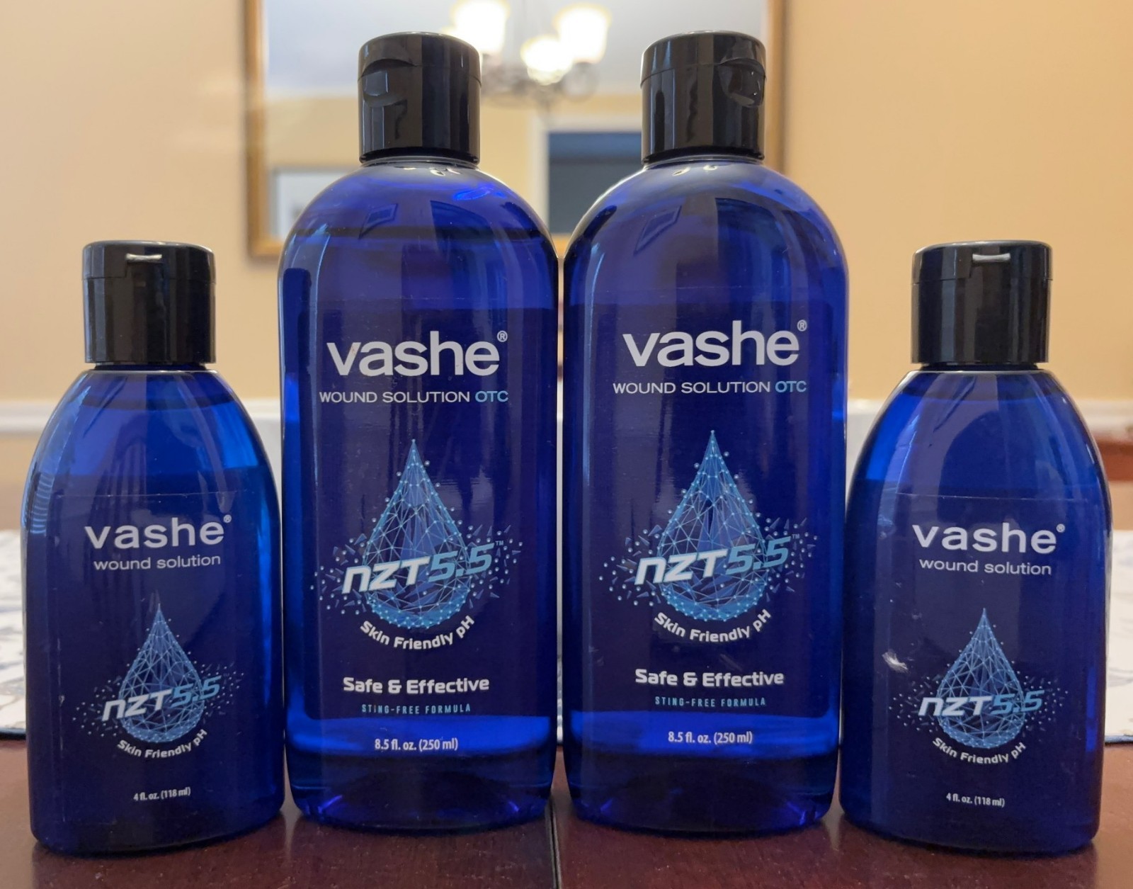 Vashe Wound Solution 8.5 oz - 2 Bottles and 2 FREE 4 oz Bottles - FREE SHIPPING!