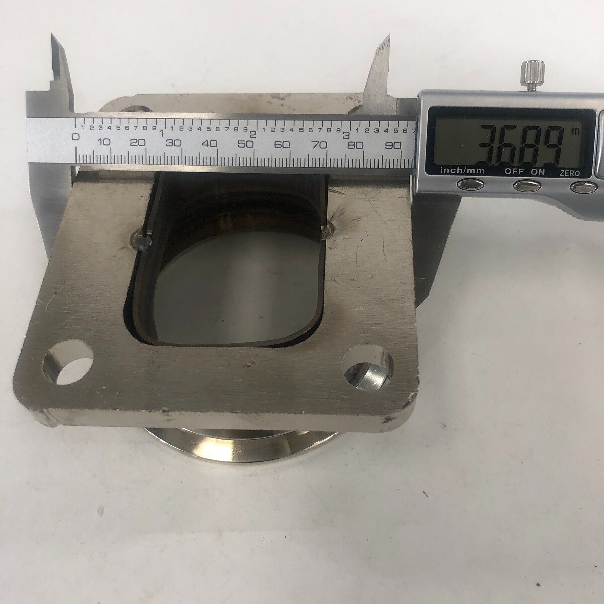 3" V-Band Flange to T4 -4 Bolt Turbo Charger Flange Conversion Adapter