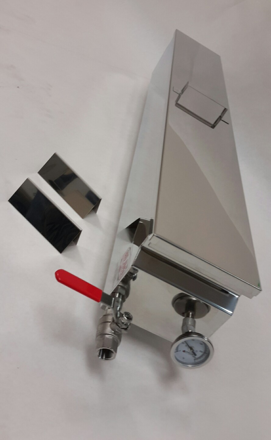 Parkerizing Tank with Lid, Propane Burner, Thermometer, Valve, Part Stands