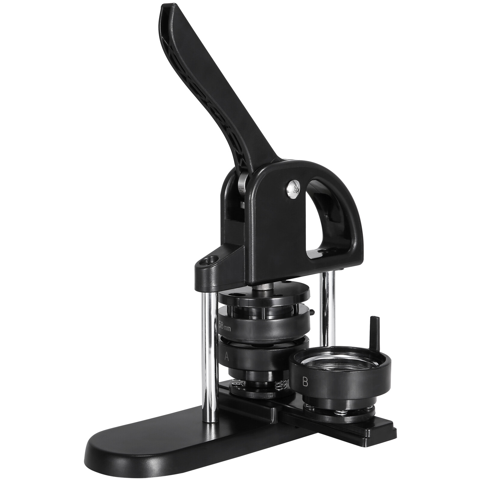 VEVOR Button Maker Machine Pin Badge Maker 1"/1.25"/2.28" 3-in-1 300Button Parts