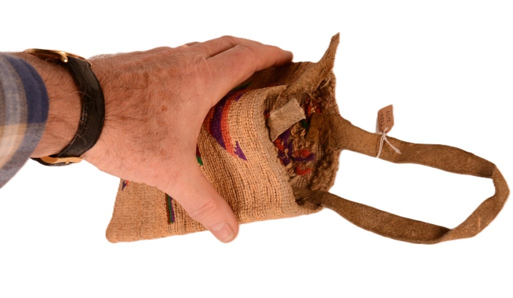 Nez Perce Corn Husk Bag ca. 1900 Size 7.125" H x 7" W Hand Crafted with 2 Sides