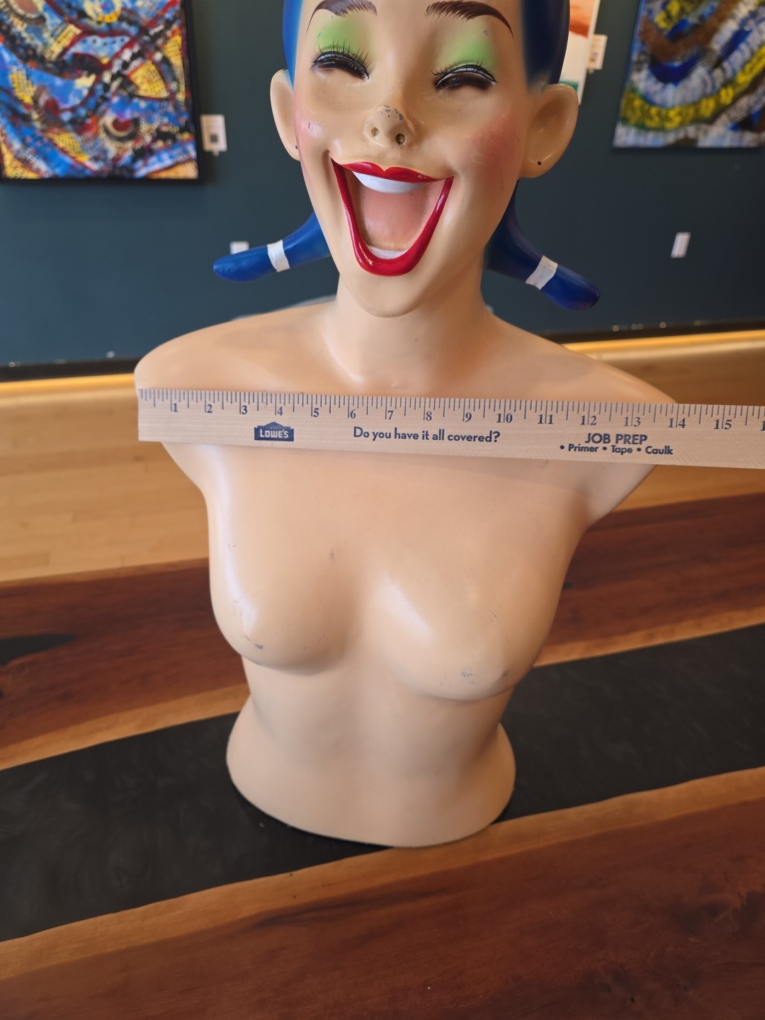 80's Big Smile Mannequin Bust