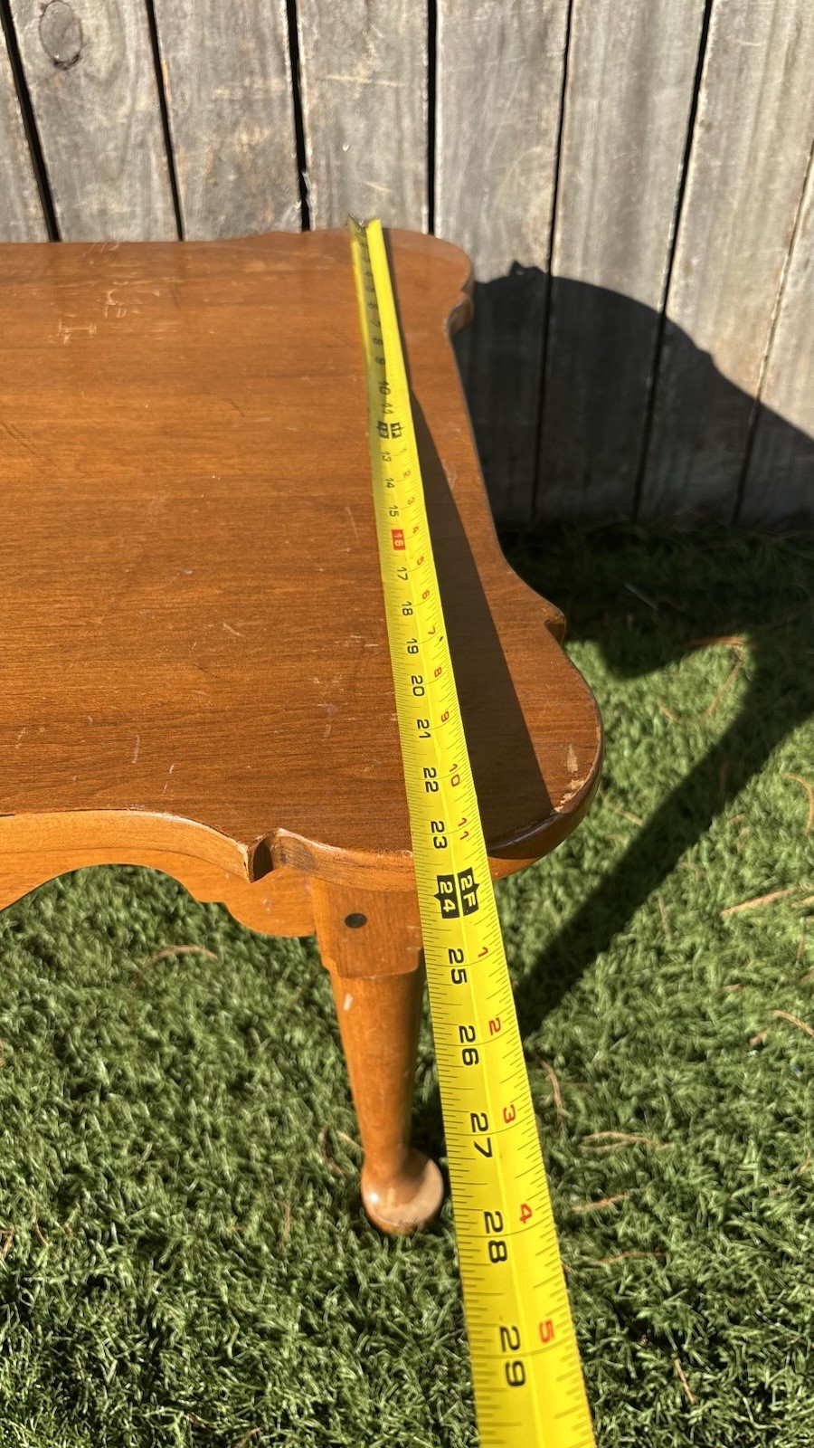 Vintage Mid Century Maple 1776 Porringer Country French Ethan Allen Coffee Table