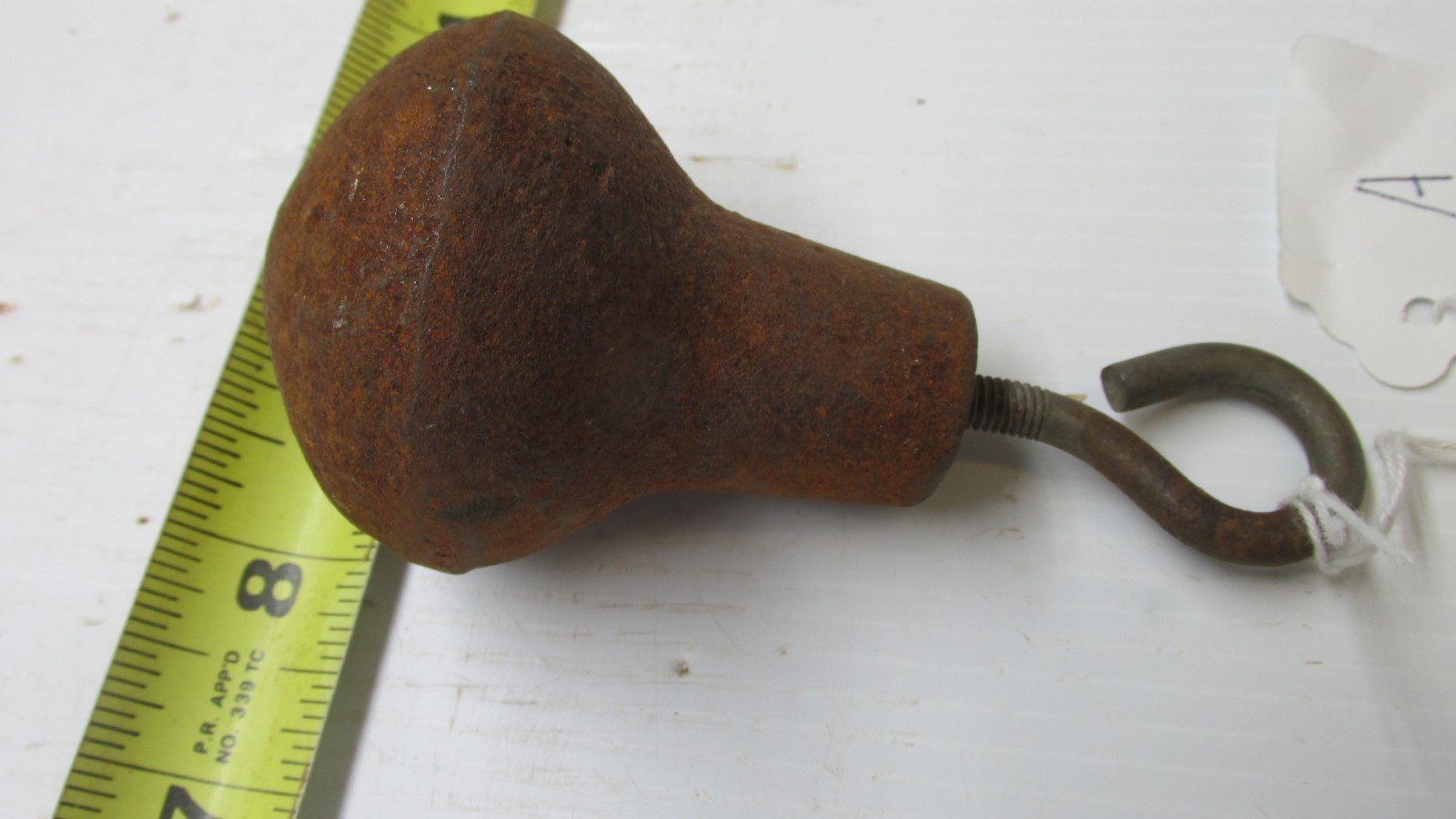 Vintage NOS Bell Clapper Cast Iron 1 # 3oz Dinner Bell