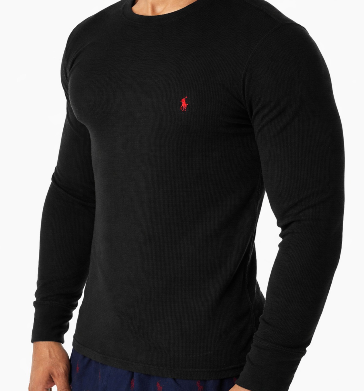 NWT - POLO RALPH LAUREN Mens Waffle Knit Thermal Long Sleeve Shirts : S - XXL