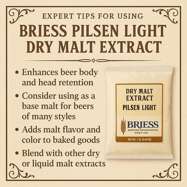 Briess Briess Pilsen Light Dry Malt Extract 50 Lb