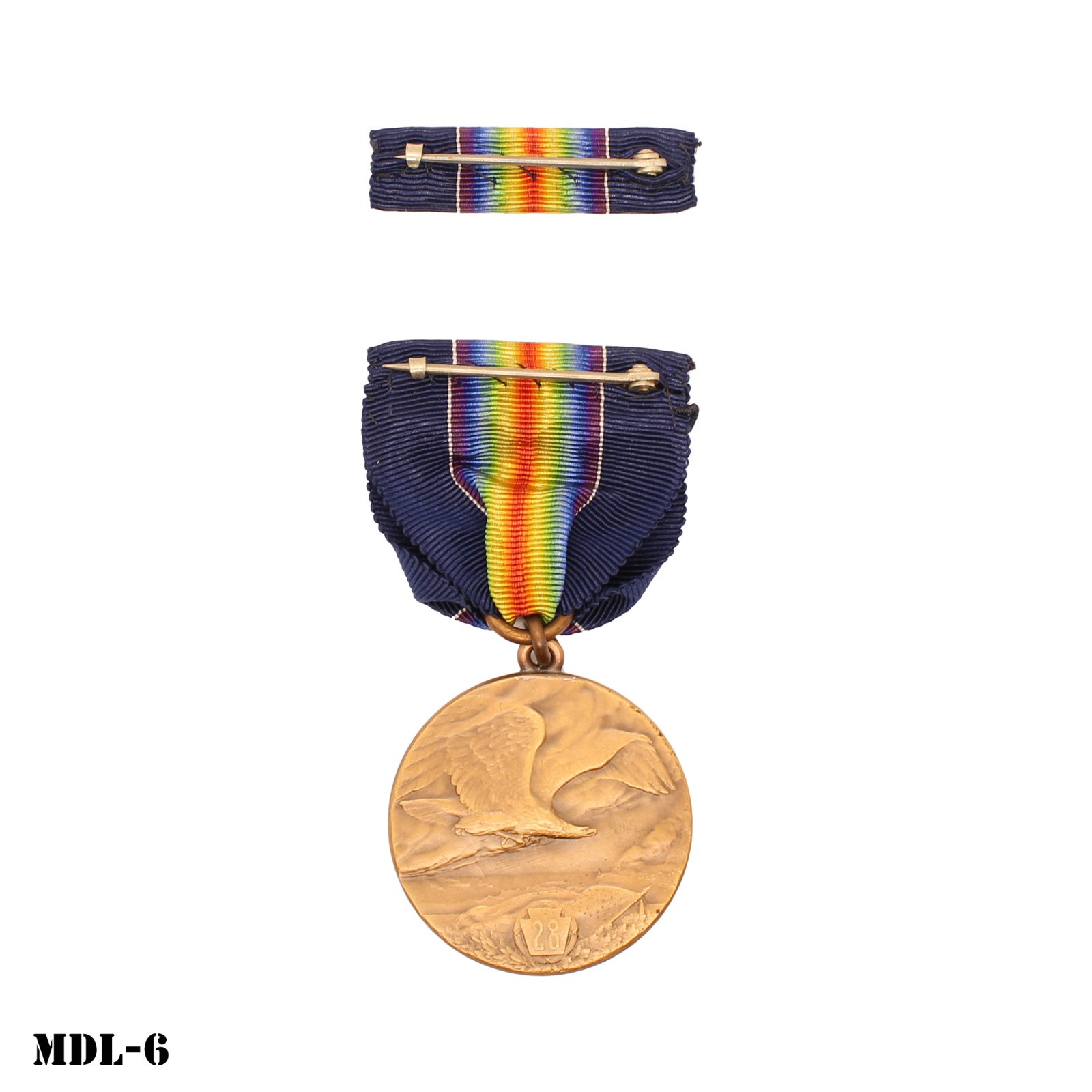 WWI Victory 28th Infantry Division PA National Guard Medal Original NEW in Box