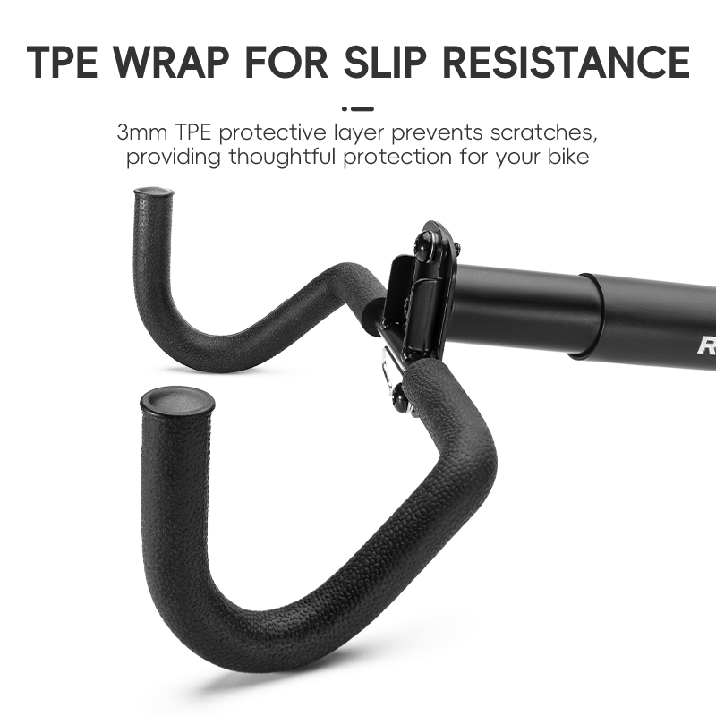 ROCKBROS Bicycle Wall Mounted Rack Adjustable Carbon Steel Telescopic Racks