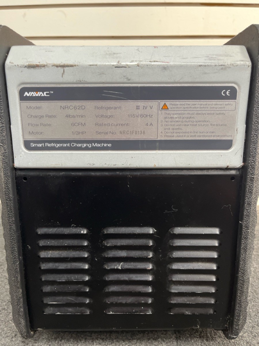 Navac NRC62D Smart Refrigerant Charging Machine (A1G012363)
