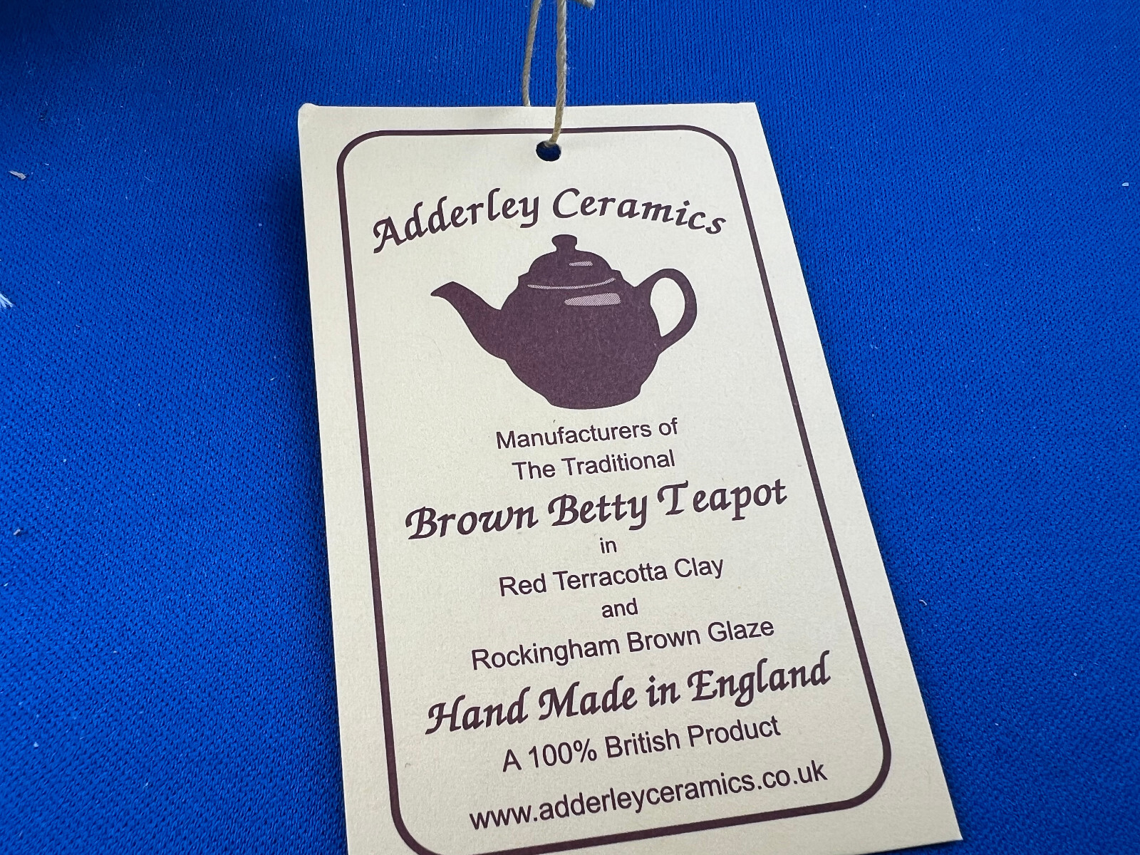 GENUINE BROWN BETTY, Red Clay, Rockingham Glaze, 4 Cup Tea Pot, MADE IN ENGLAND