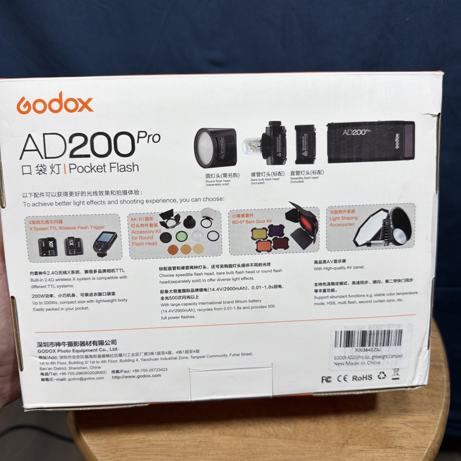 Godox AD200Pro TTL Pocket Flash Kit