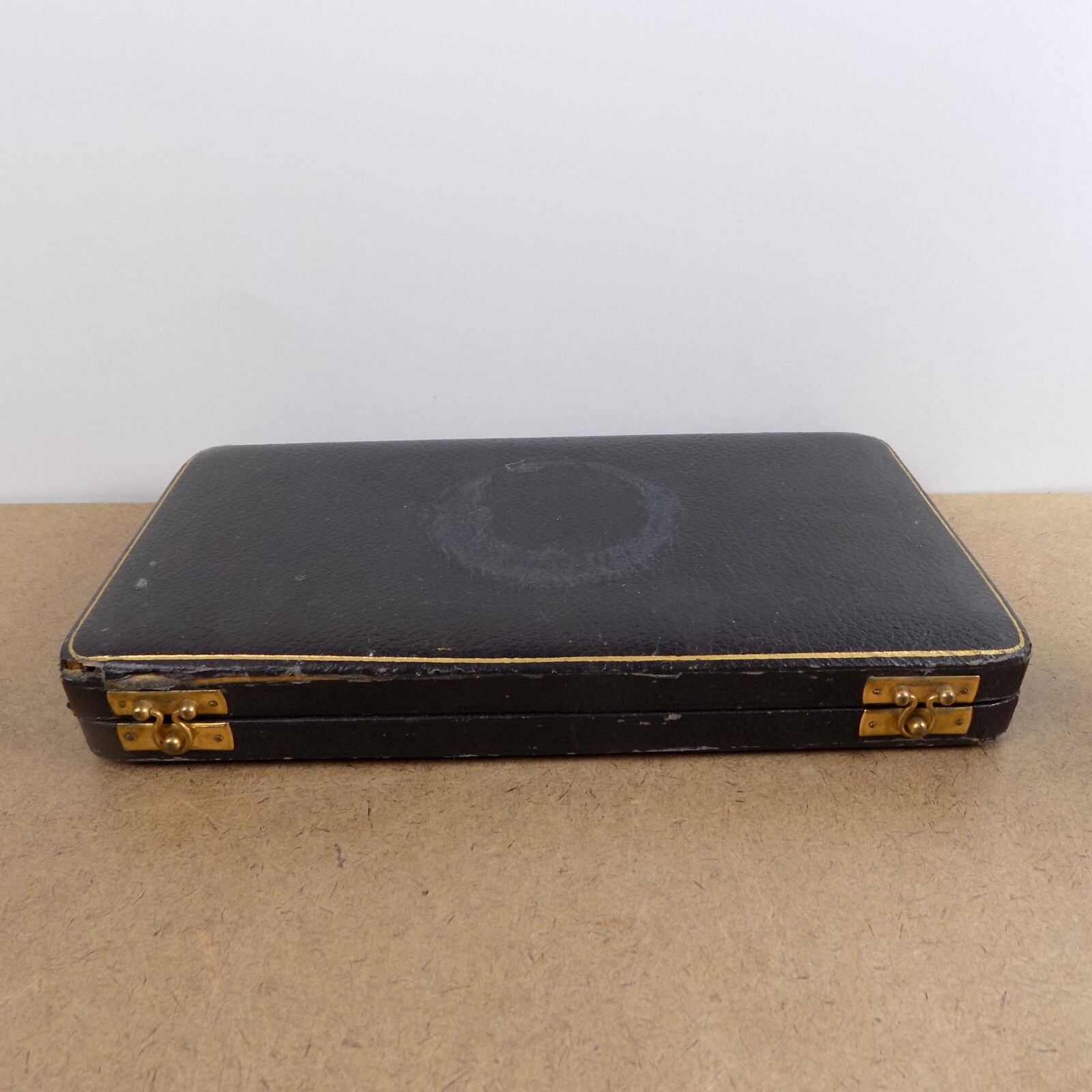 Docker & Burn British Sterling Silver & Cut Glass Butter Pat Set 1931 Hallmarks