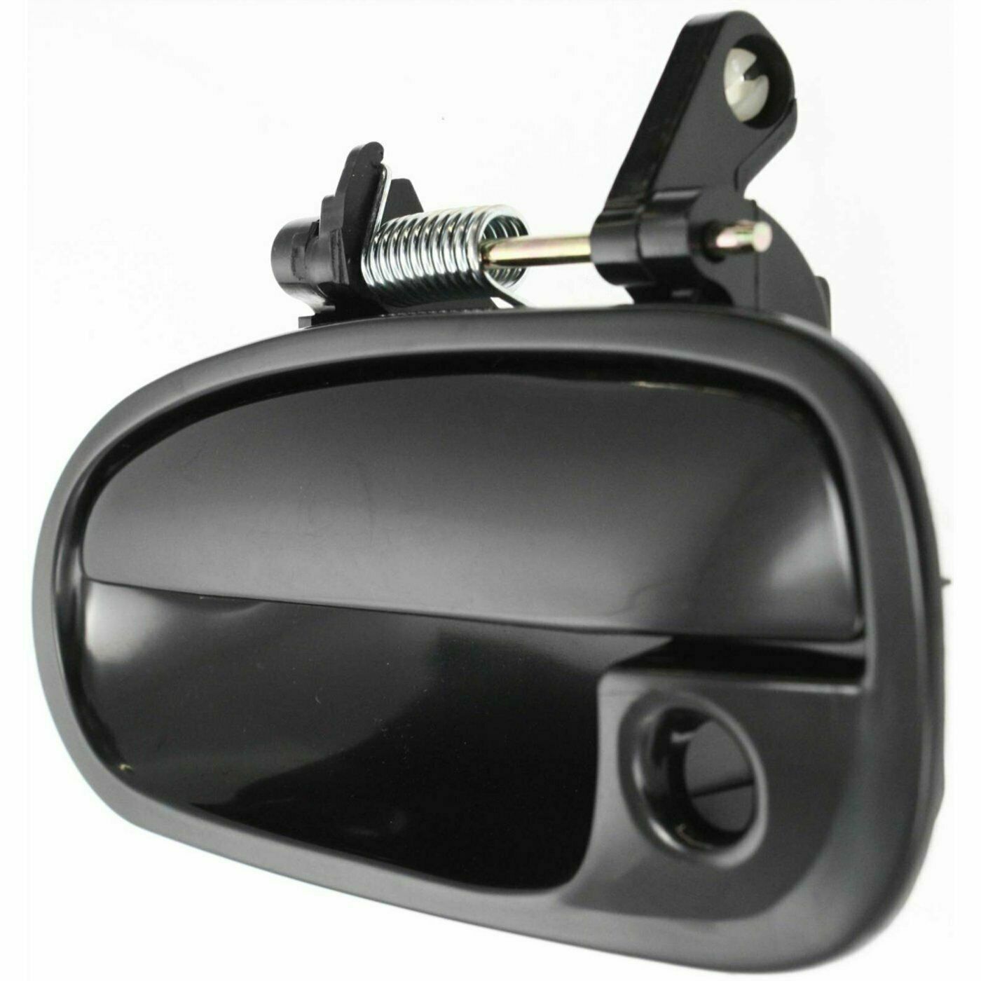 NEW Front Outside Door Handles Set LH RH Smooth Black for 1996-2000 Honda Civic