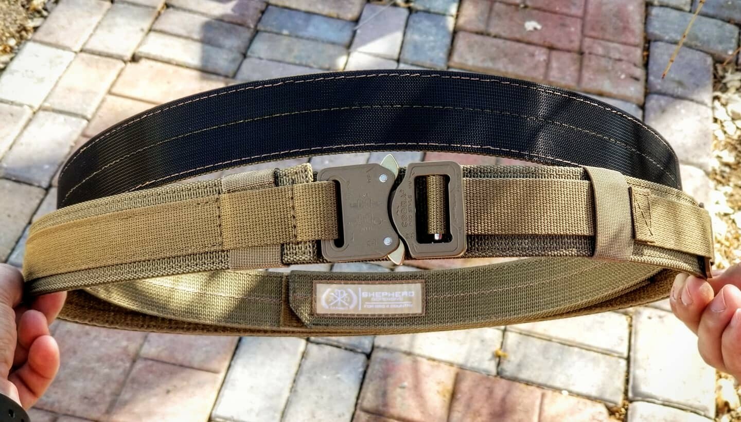 SHEPHERD Low-Profile EDC BELT - HOOK OR LOOP - [ INNER BELT ] - 1.5" Width
