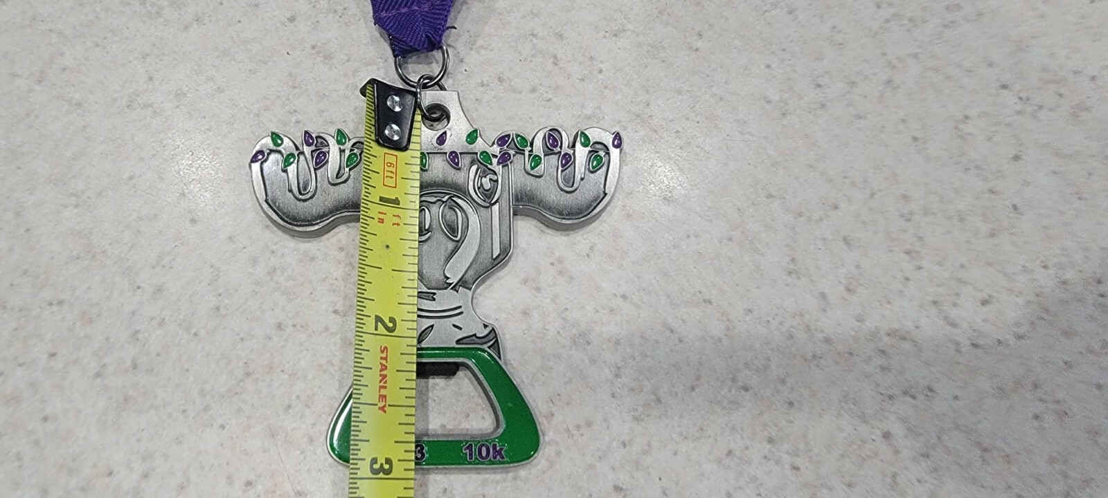 2014 10k Virtual Marathon medal - free shipping