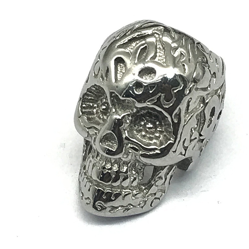 10 Pcs Stainless Steel Skull Lanyard Bead Knife Paracord Bracelet Necklace Beads