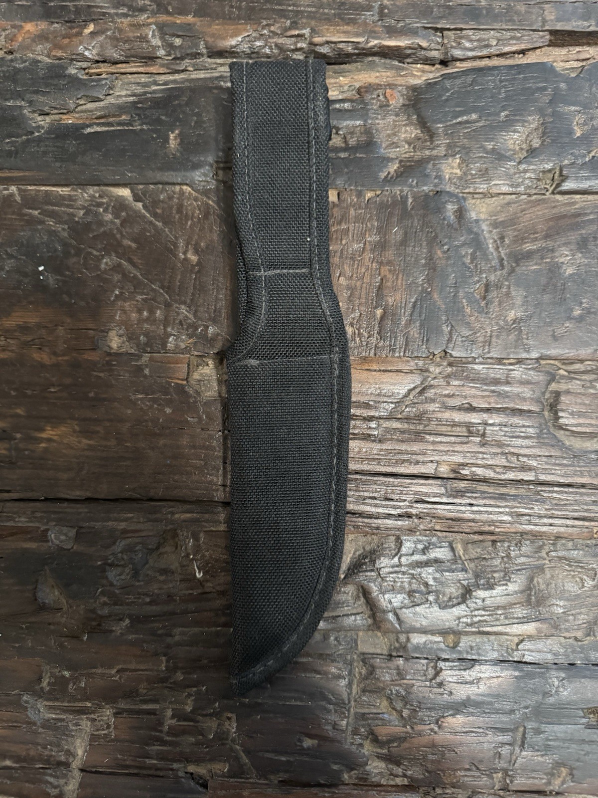 VINTAGE 1997 BUCK KNIFE USA 655 NIGHTHAWK SURVIVAL KNIFE W/ SHEATH BLACK OXIDE