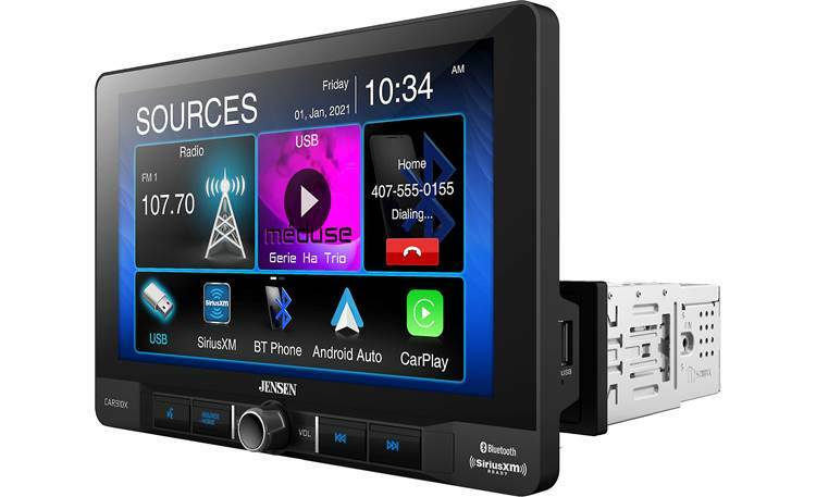 Jensen CAR910X Multimedia Receiver w/ Apple Carplay & SiriusXM-Ready