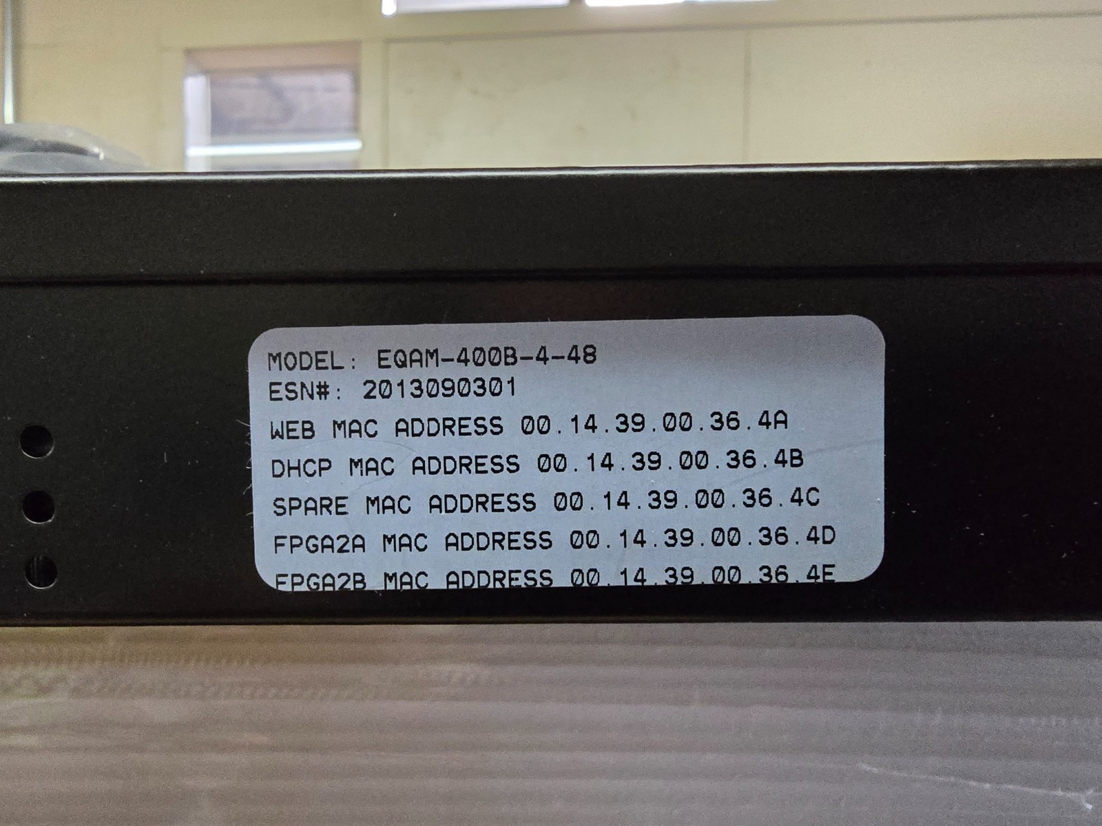 NEW Blonder Tongue EQAM-400B-4-48 EdgeQAM IP to QAM RF Modulator – 48 HD Program