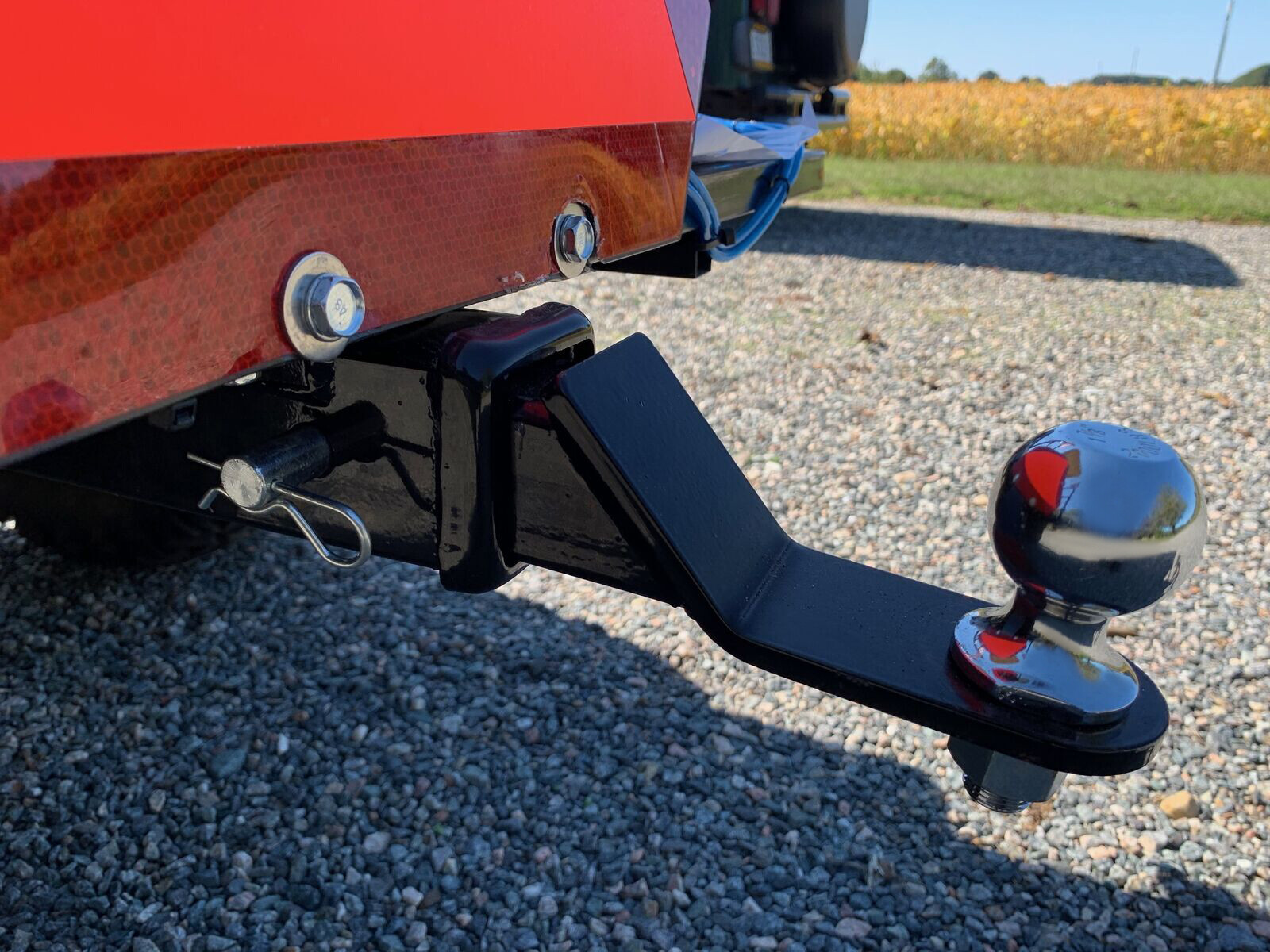 Golf Cart Trailer Hitch 2" Receiver Backseat Footrest For Club Car EZGO Yamaha