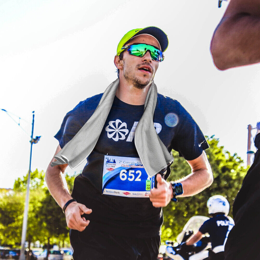 1-4PCS Cooling Towel For Neck and Face Cool Ice Sport Workout Yoga Sweat Towels