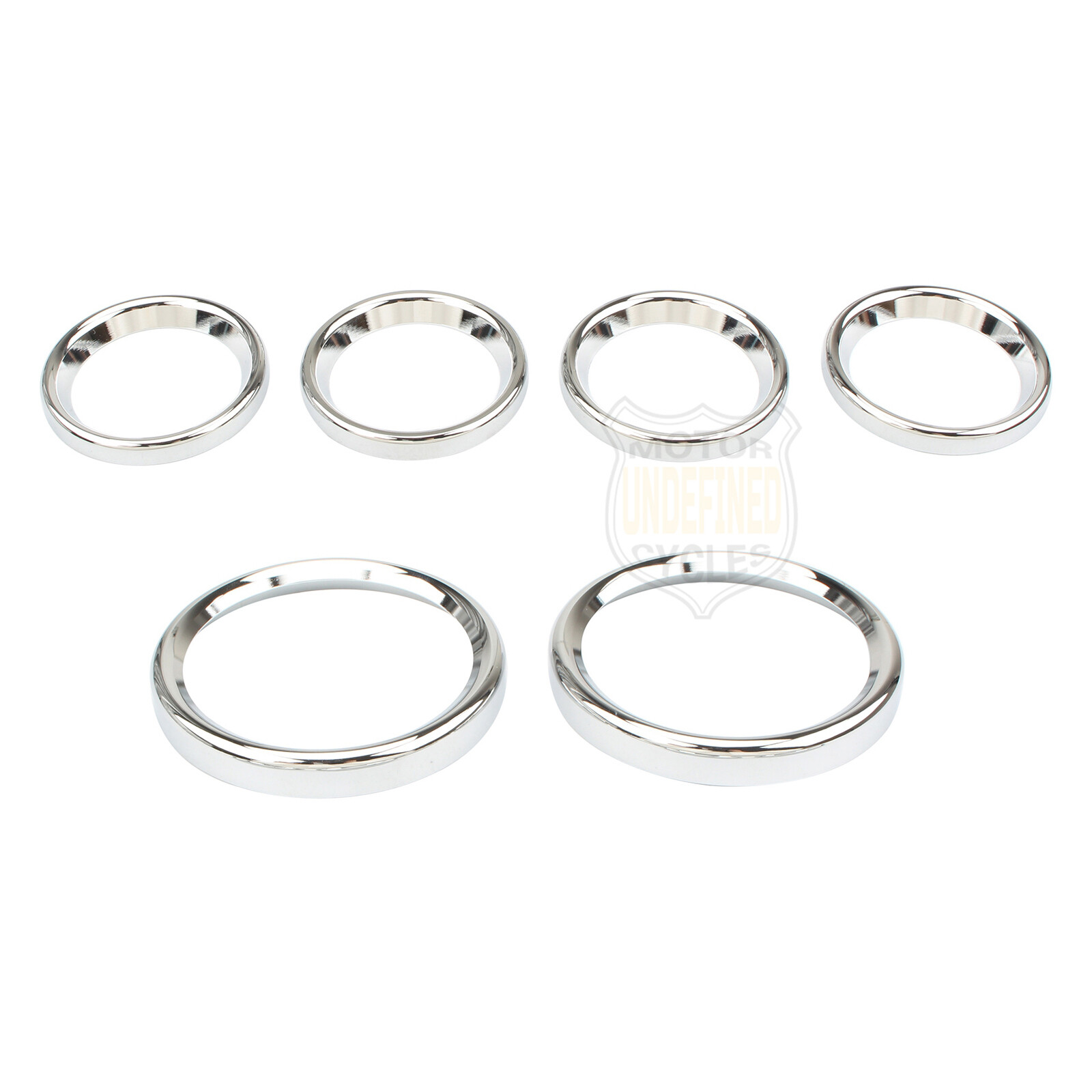 Chrome Instrument Board Gauge Bezel Covers For Harley Electra Street Glide 96-13