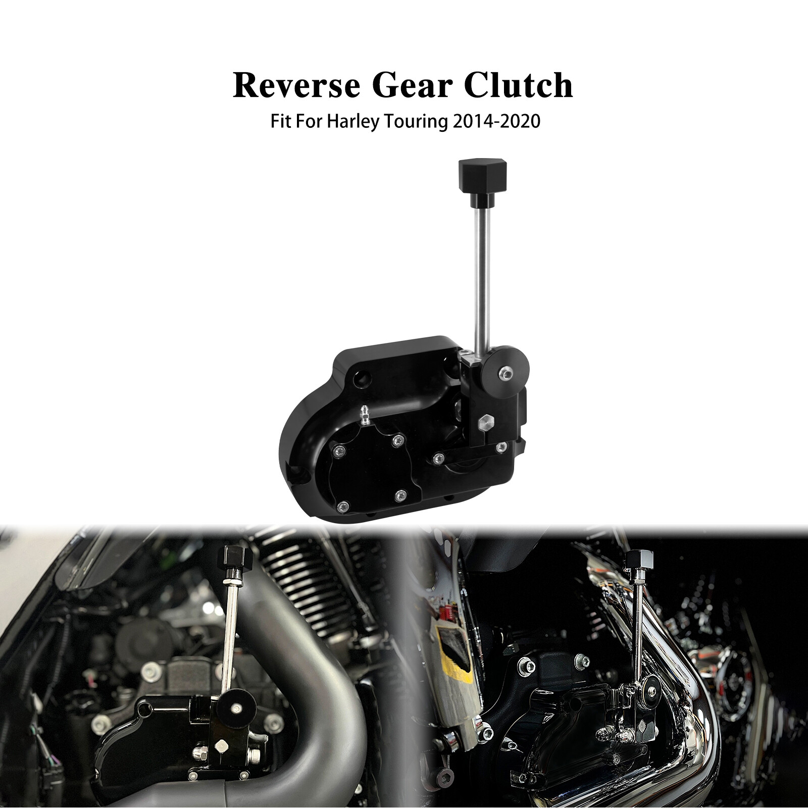 Transmission Gear Black Reverse Clutch Foot Control Fit For Harley Touring 14-20