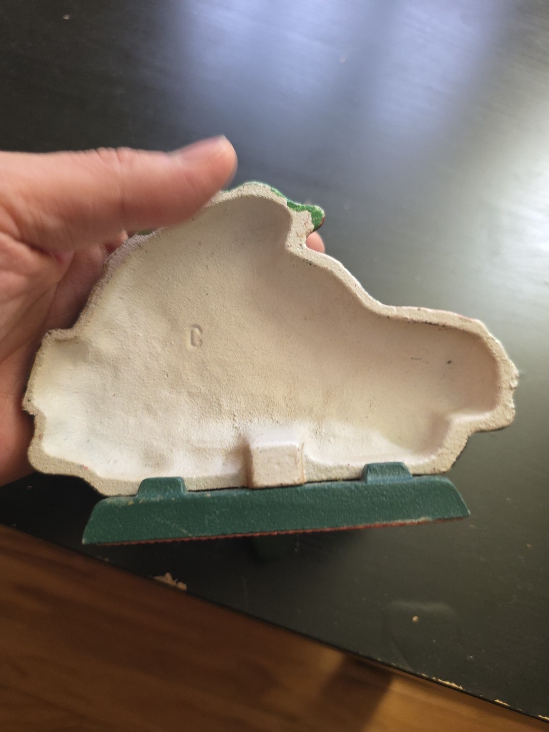 Cast Iron Eddie Bauer Station Wagon Christmas Tree Stocking Holder Hanger