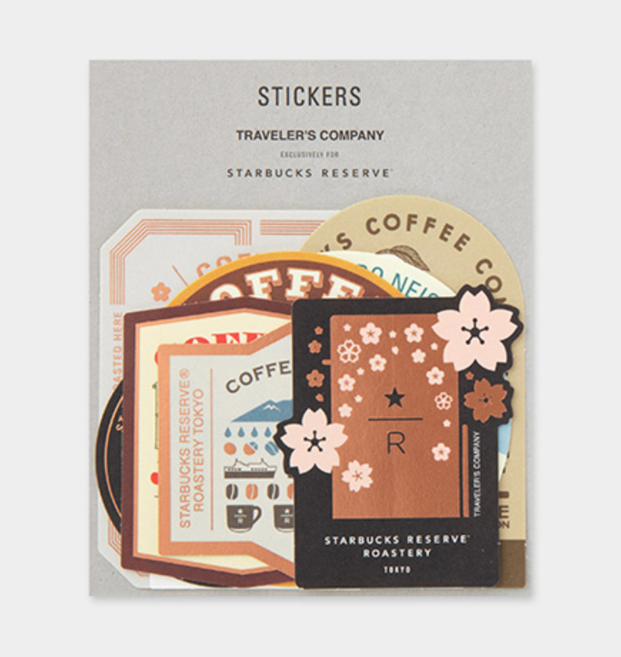 TRAVELER’S notebook for Starbucks Reserve Roastery Tokyo Stickers Set