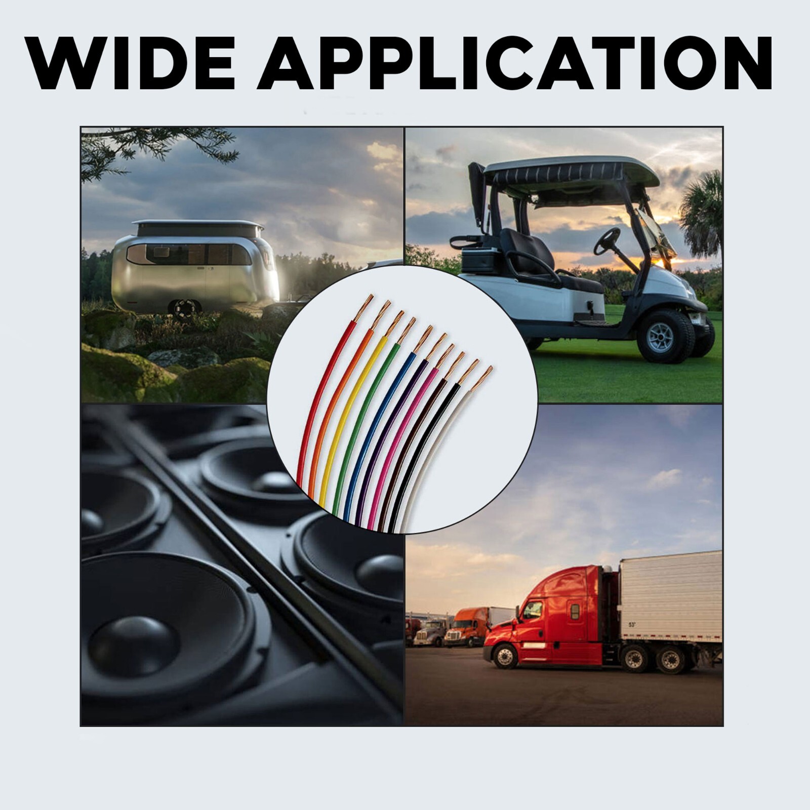 BEST CONNECTIONS Automotive Primary Wire - 100ft Various Colors & Gauge Options