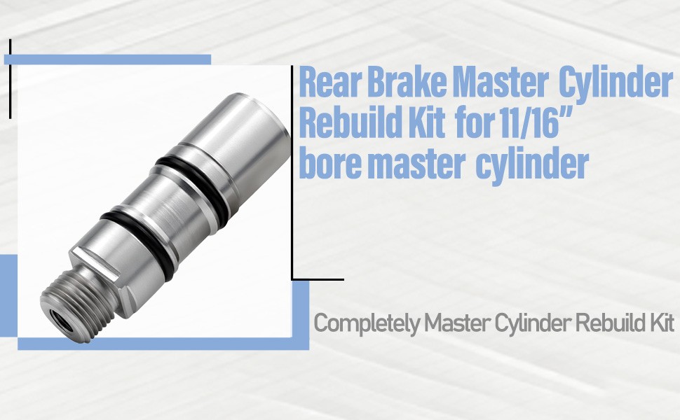Rear Brake Master Cylinder Rebuild Kit 1987-2003 Sportster Replaces # 42382-87