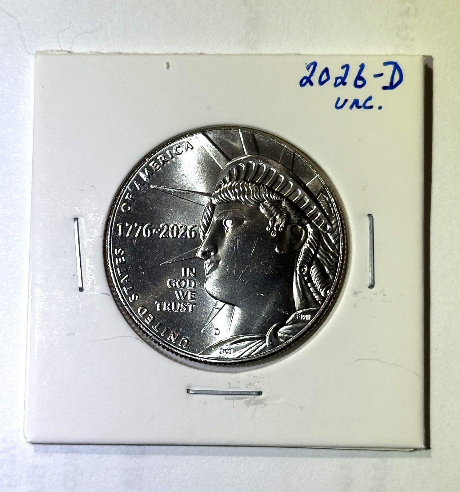 2026 D Enduring Liberty Half Dollar Coin SHIPS NOW FREE SHIP Semiquincentennial