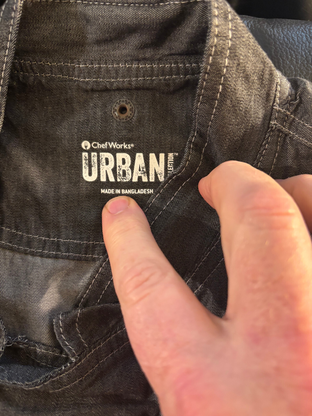 Chef Works Urbani collection long sleeve kitchen uniform top S studio sale