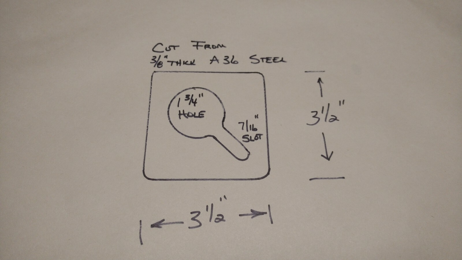 **NEW WELD ON STEEL BANJO EYE - FOR 3/8" CHAIN - TRAILER TIE DOWN - TOW STRAP**