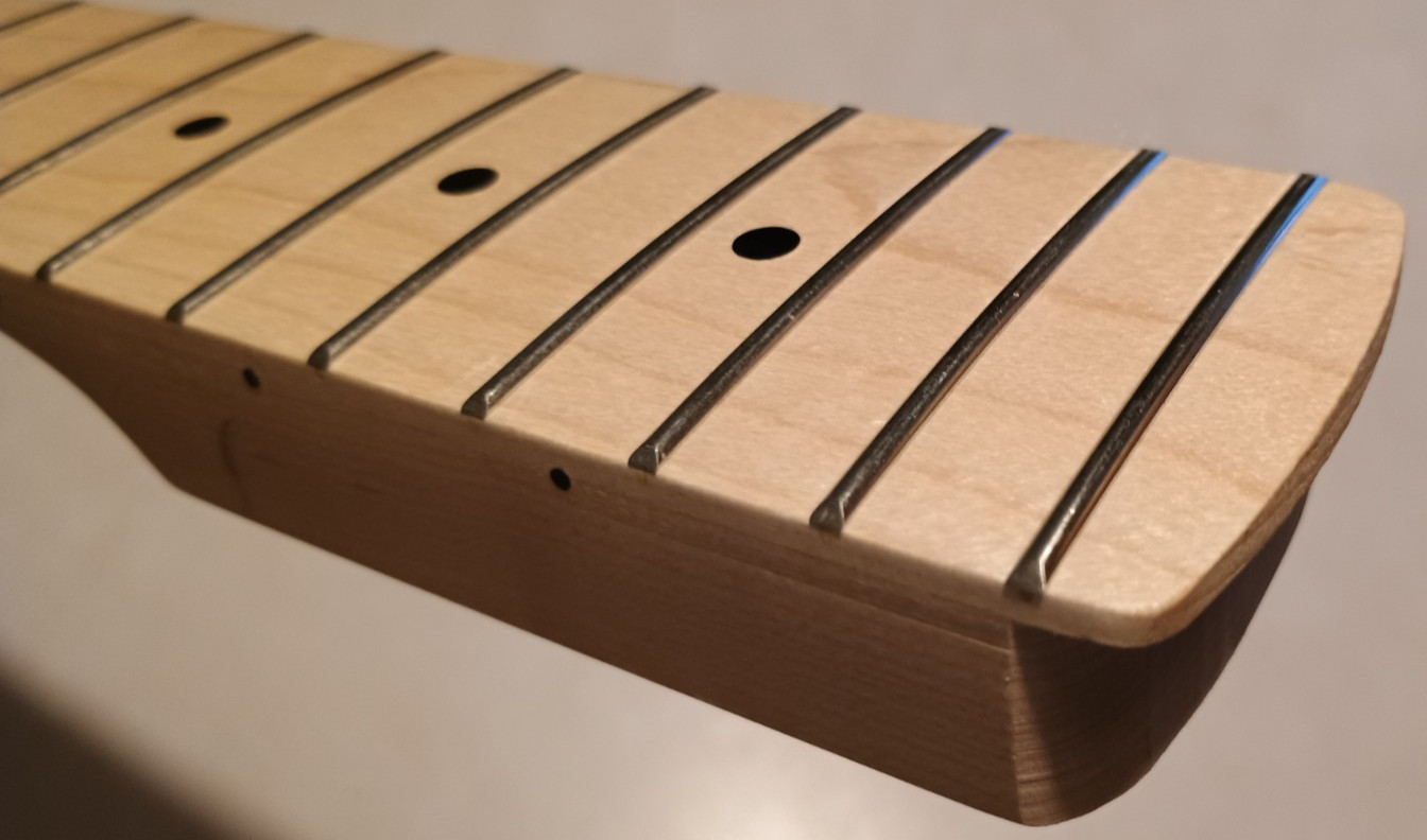 OPEN BOX Nashville Guitar Works Precision Bass Neck Maple Fretboard Tuners NGW