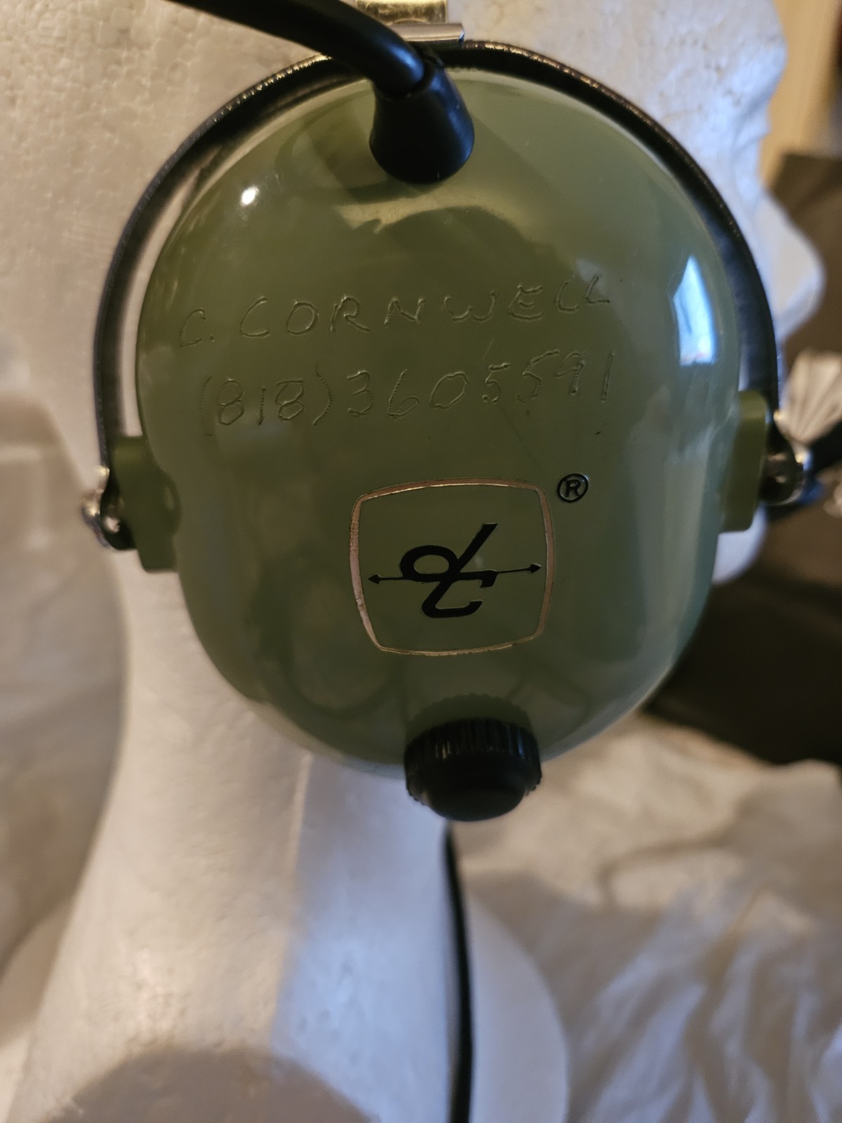 David-Clark H10-60 Aviation Headset with Microphone - Pre-owned Dual GA Plugs