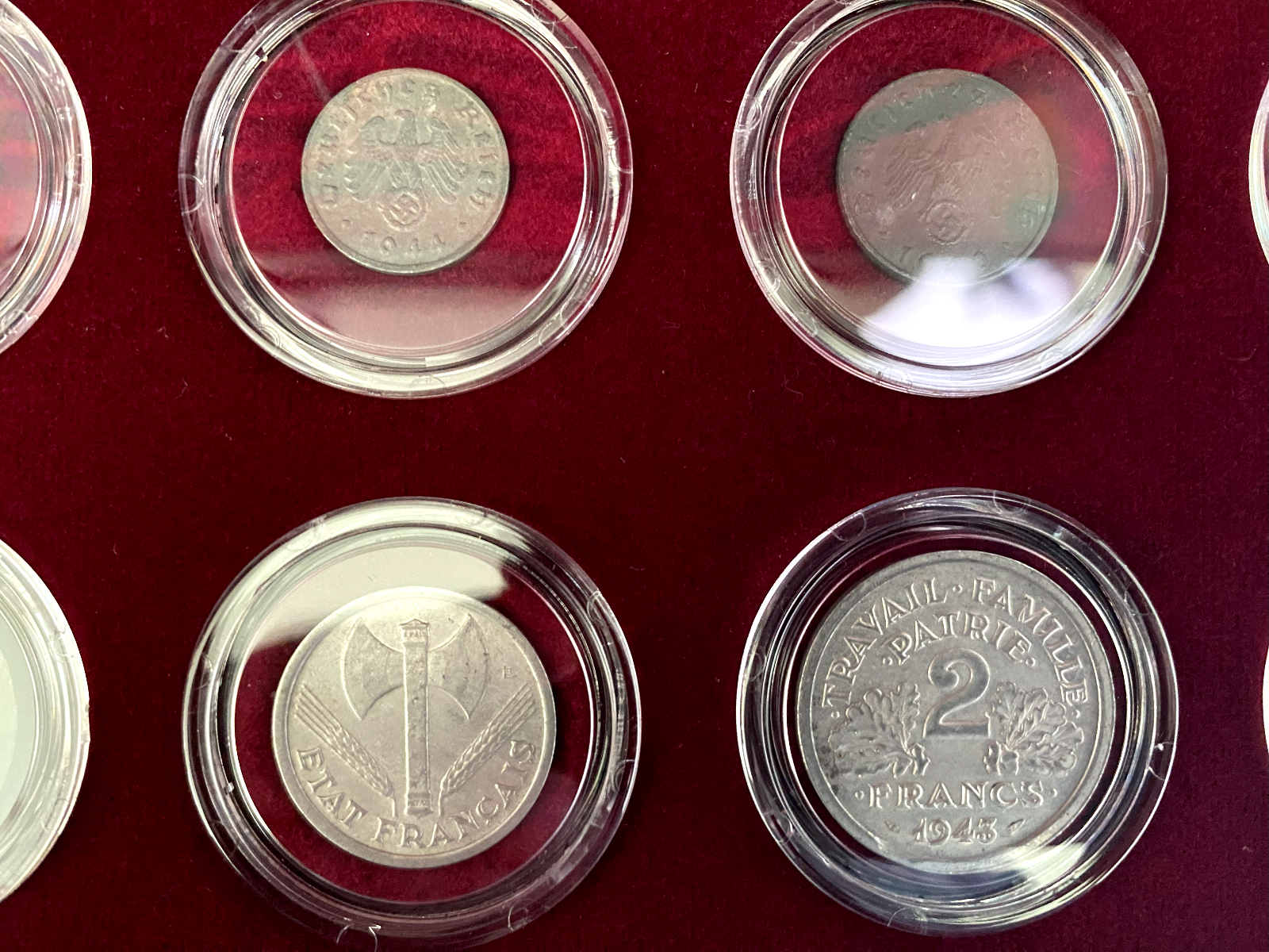 World War II Certified Boxed Collection of 12 Coins COA & History & Box Included