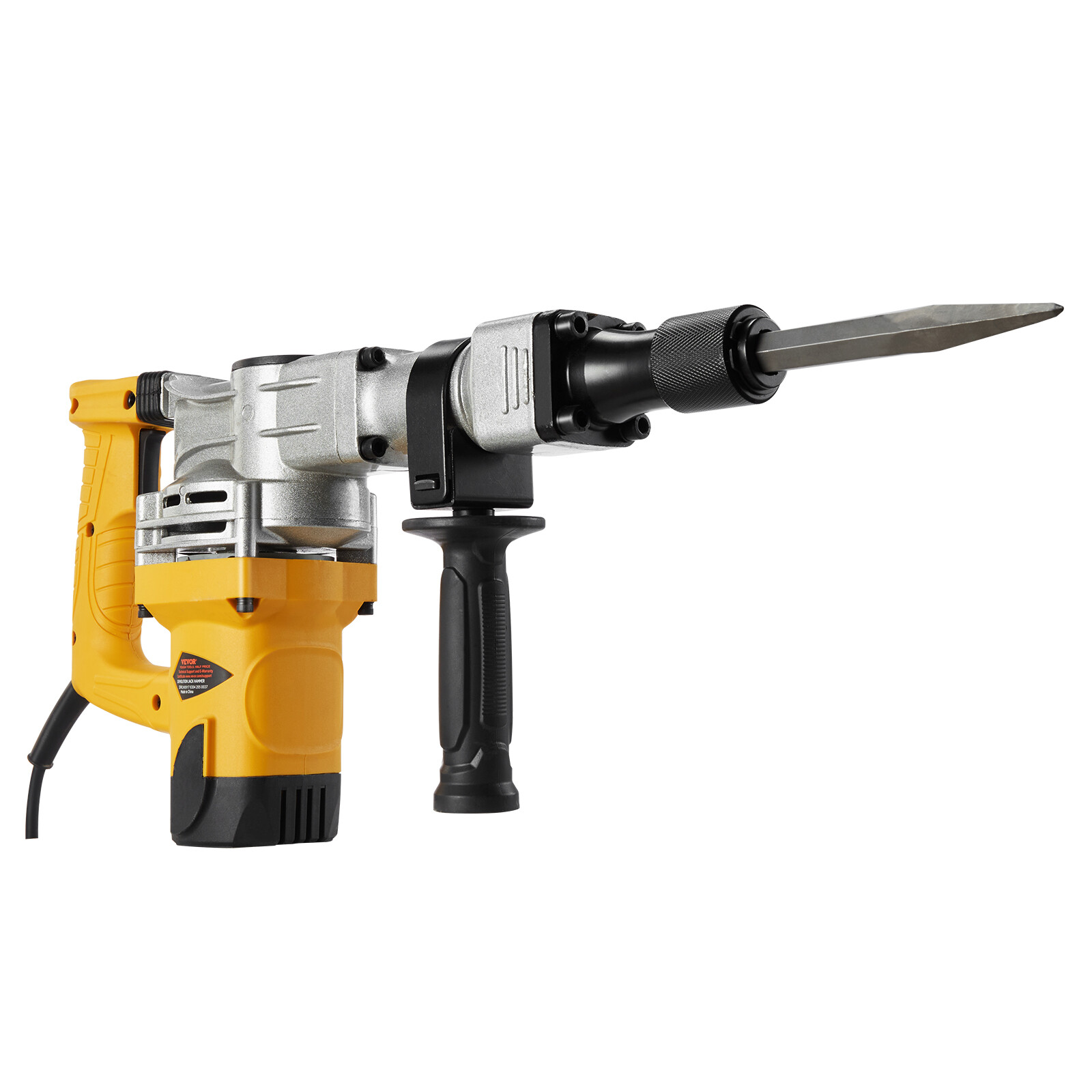 Demolition Jack Hammer Concrete Breaker 1400W Electric Hammer 2 Chisel Bit