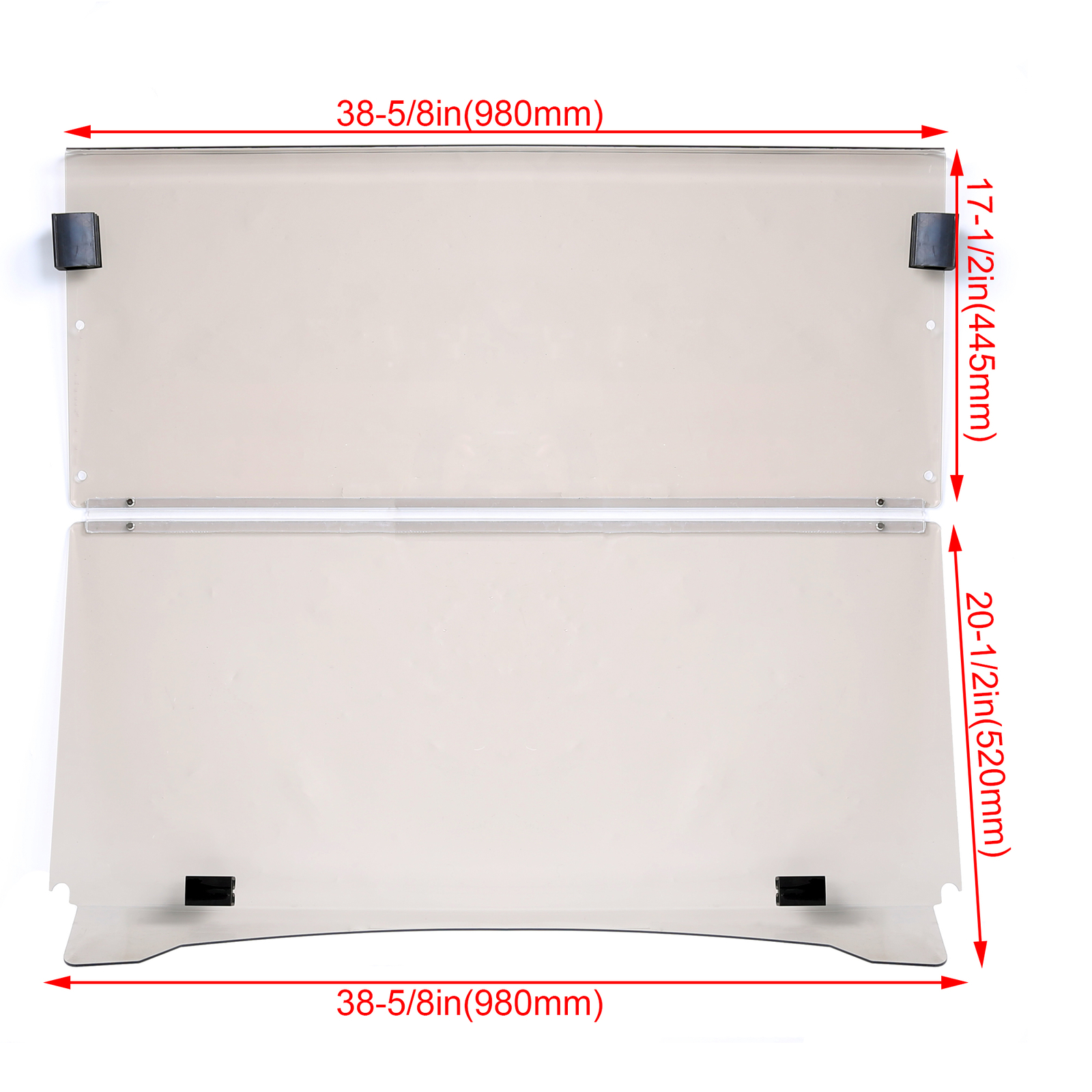 For Yamaha G29 Drive 2007-2016 Tinted Golf Cart Folding Windshield Windscreen