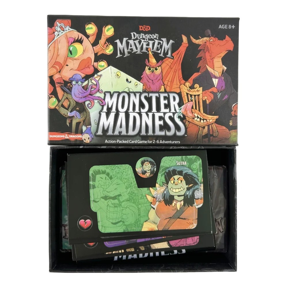 Share Dungeon Mayhem Board Game Cards Monster Madness Card English Toy Gift