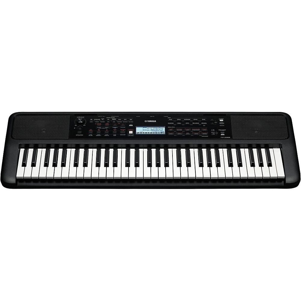 Yamaha PSRE383 61-Key Portable Keyboard With Power Adapter