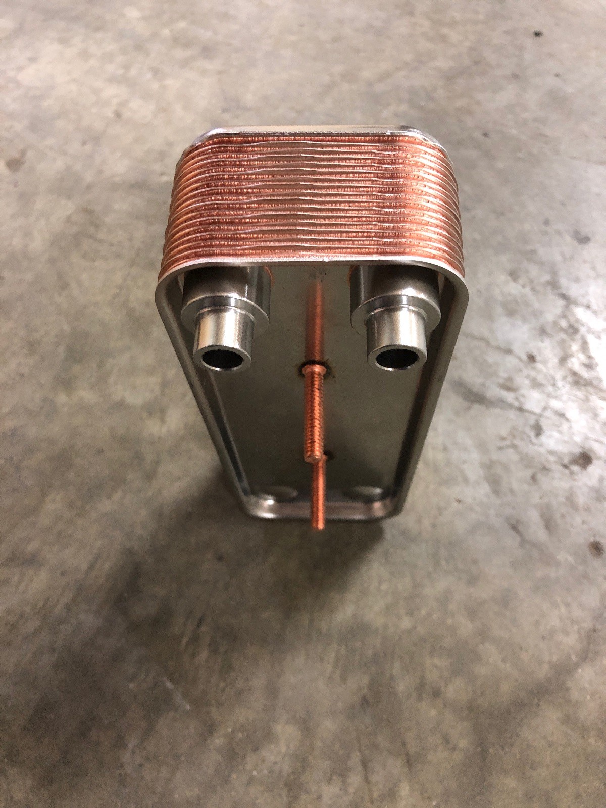 NEW, ALPHA LAVAL, AC10-16, BRAZED PLATE HEAT EXCHANGER, -58 - 347F, R410A. (41C)